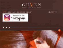 Tablet Screenshot of guvensalon.com